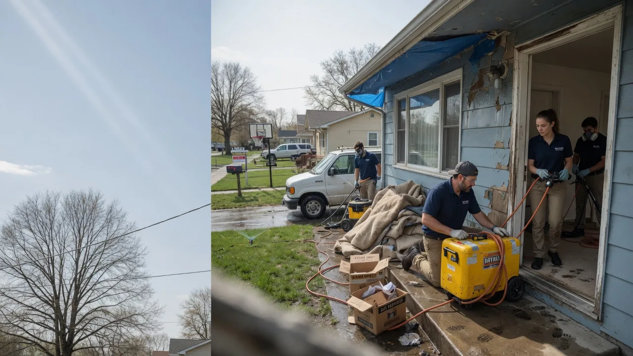 Basement Flood Cleanup in Henderson, TX near me